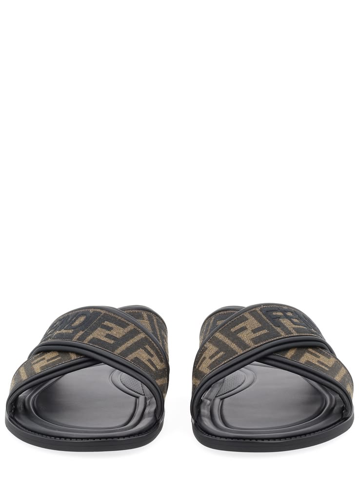 sandal Fendi Logo Slide