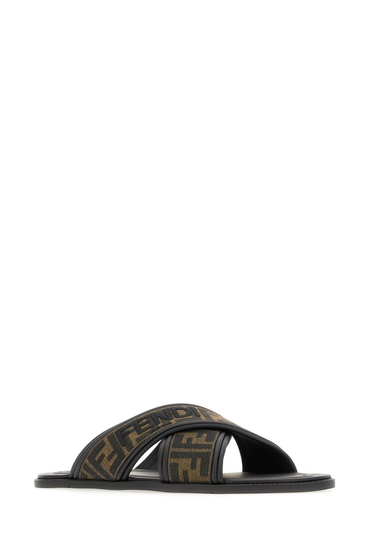 sandal Fendi Logo Slide